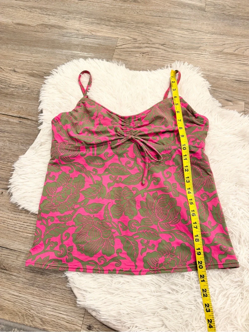 Lands End Tankini Top Floral 10